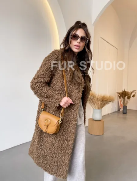 Шуба из искусственного меха - фото 0