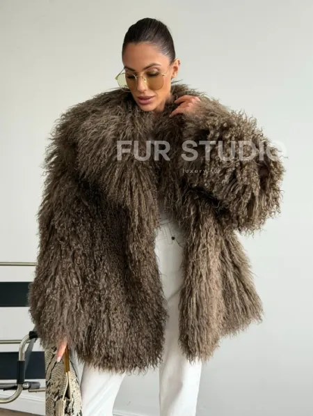 Шуба из лама - фото 10