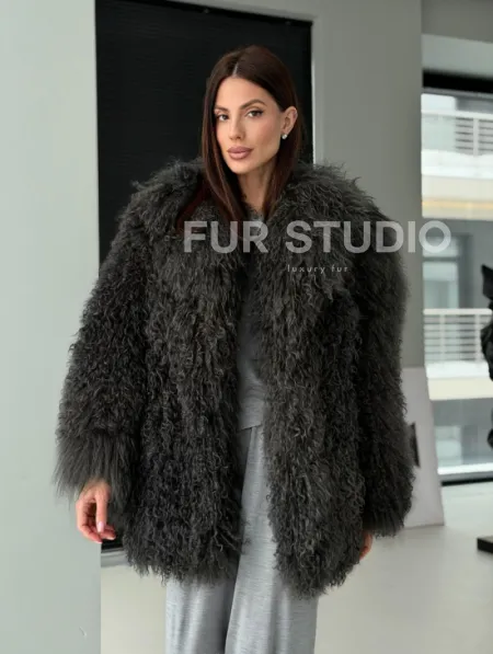 Шубка из ламы - фото 8