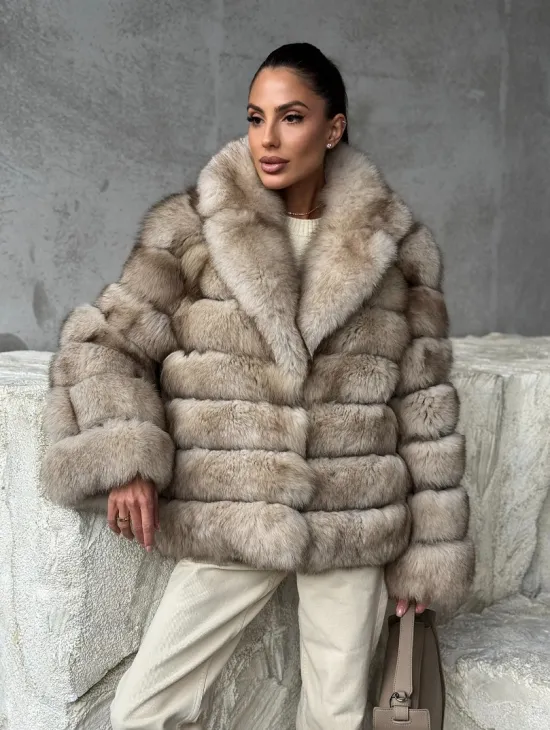Шуба из песца - фото 9