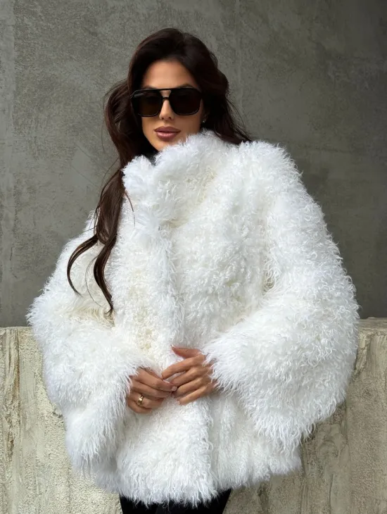 Шуба из альпаки - фото 0