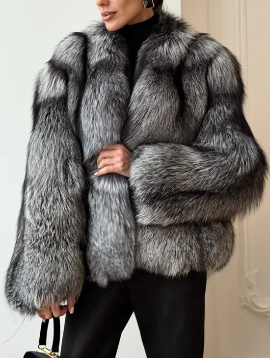 Шуба из чернобурки - фото 2